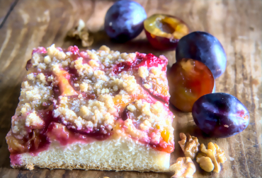 Zwetschkenfleck mit Nussstreusel, Scherbauerhof